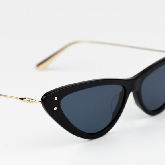 NEW Dior MISSDIOR B4U CD40105U 01V 12B0 Shiny Black Blue Unisex Sunglasses main image 4